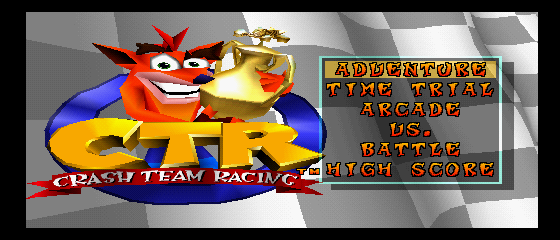Crash Team Racing Title Screen